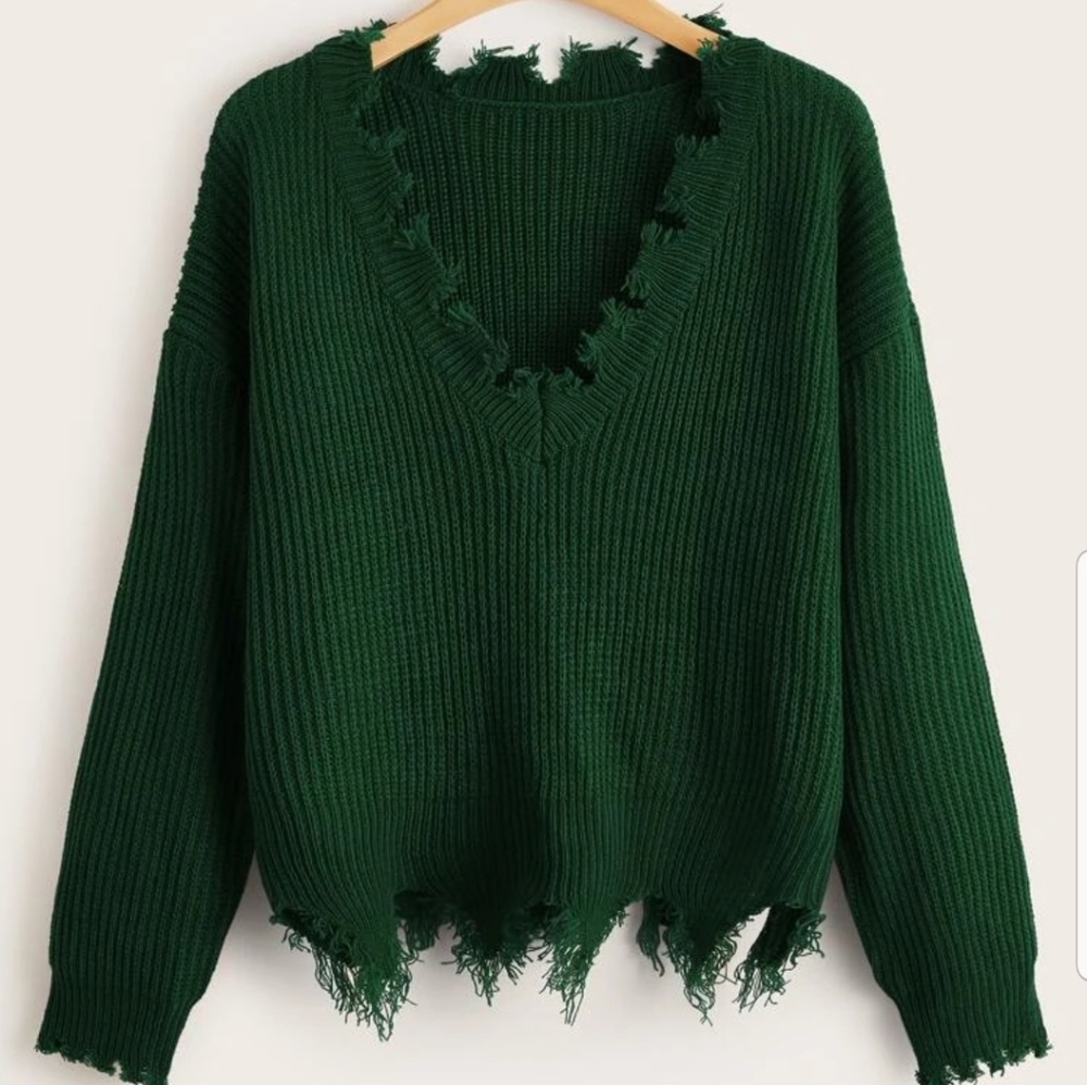 Frayed Edge Sweater